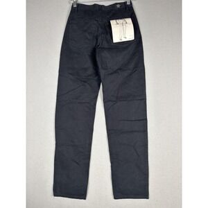 Calvin Klein Jeans Juniors 3/32 Black Dark Wash Mid Rise Straight Easy Fit Denim